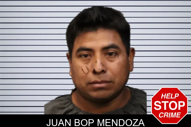 Juan Bop Mendoza mugshot – Forsyth County , Georgia Juan Bop Mendoza mugshot