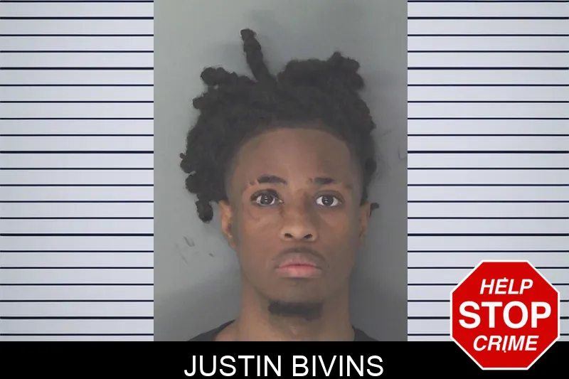 Justin Bivins mugshot