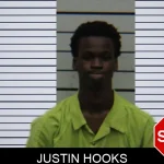 Justin Hooks mugshot