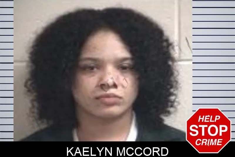 Kaelyn McCord mugshot