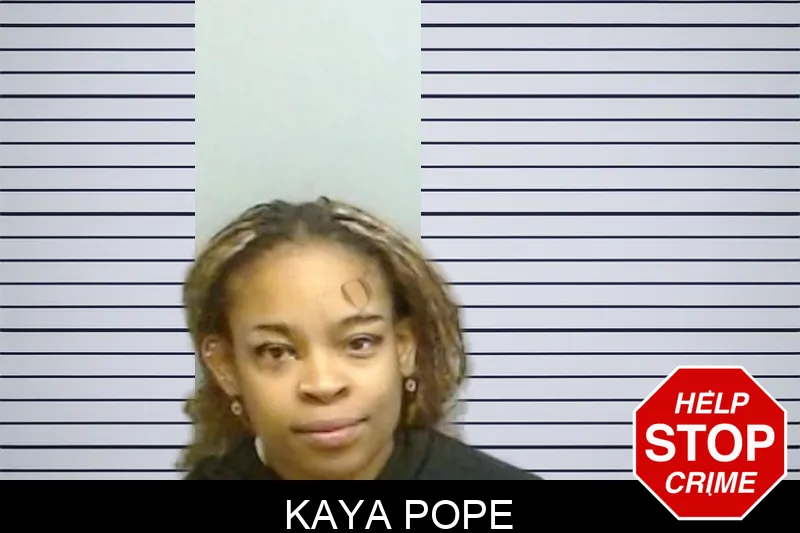 Kaya Pope mugshot