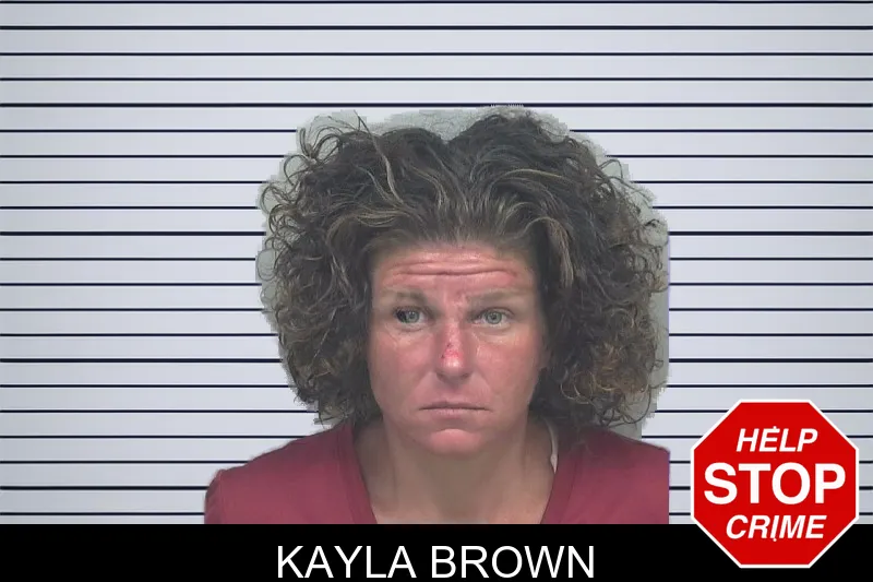 Kayla Brown mugshot