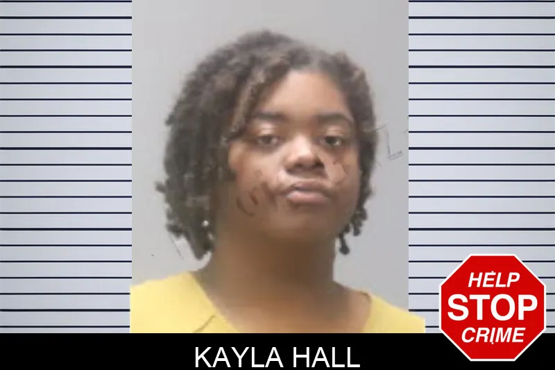 Kayla Hall mugshot