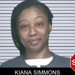 Kiana Simmons mugshot