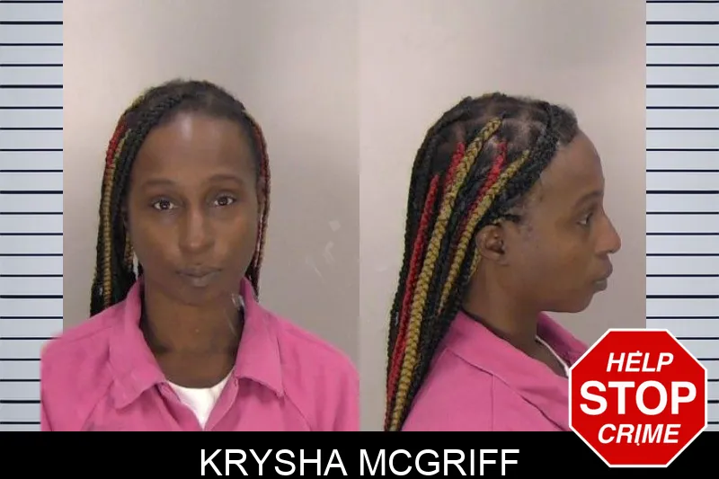 Krysha McGriff mugshot