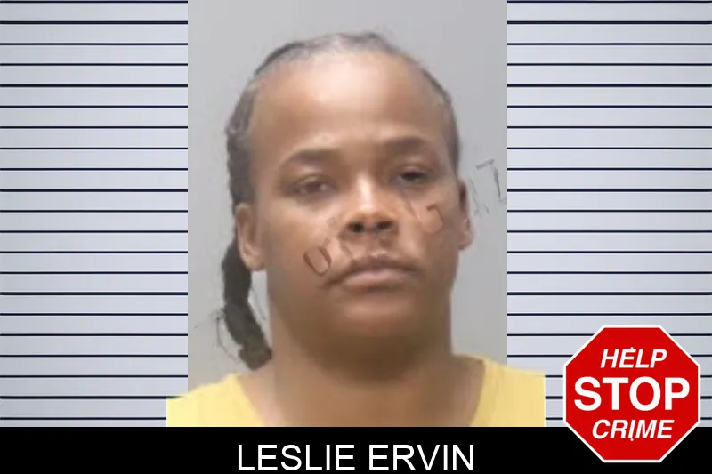 Leslie Ervin mugshot