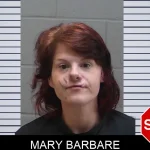 Mary Barbare mugshot