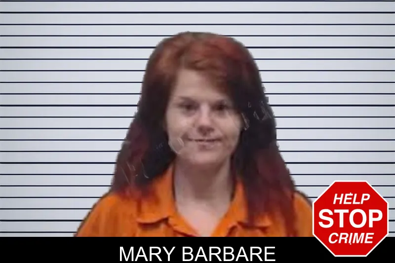 Mary Barbare mugshot