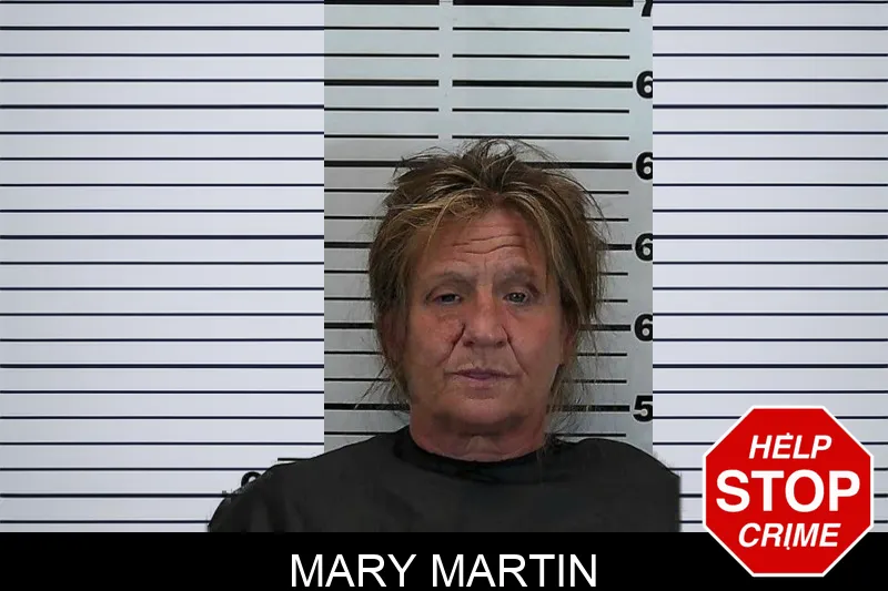 Mary Martin mugshot