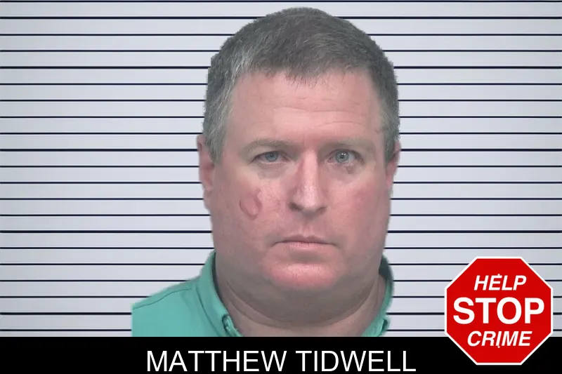 Matthew Tidwell mugshot