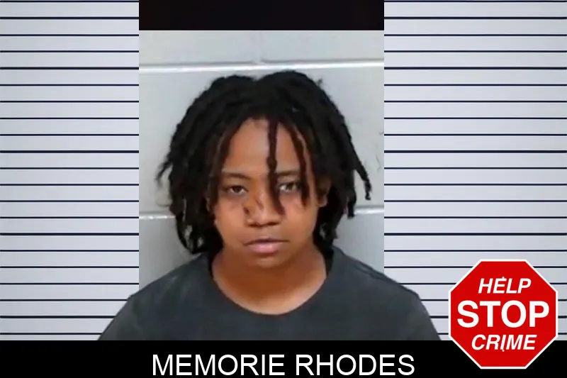 Memorie Rhodes mugshot