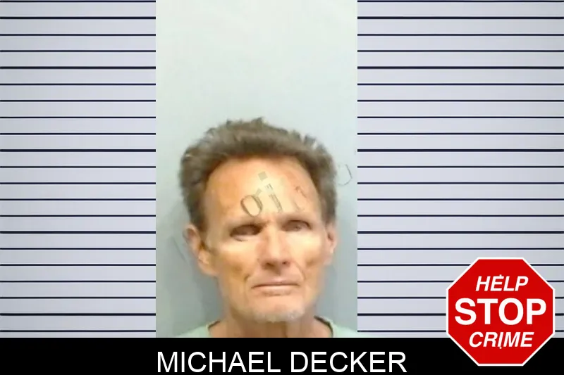 Michael Decker mugshot