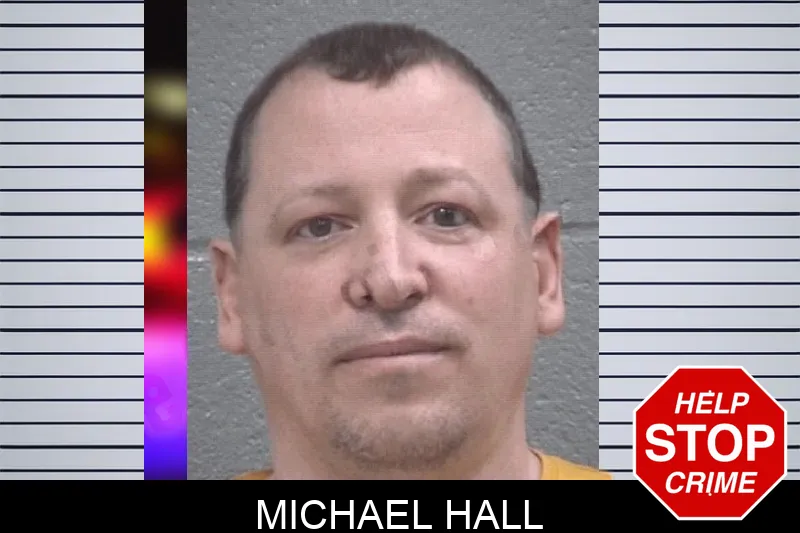 Michael Hall mugshot