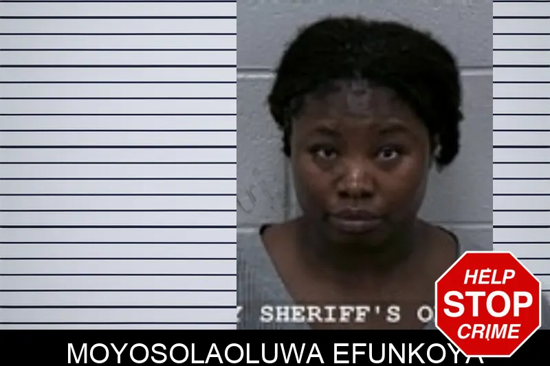 Moyosolaoluwa Efunkoya mugshot