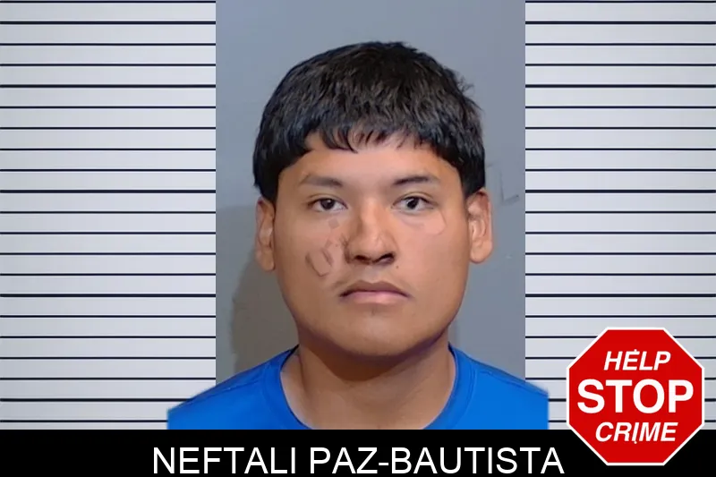 Neftali Paz-Bautista mugshot – Glynn County , Georgia Neftali Paz-Bautista mugshot