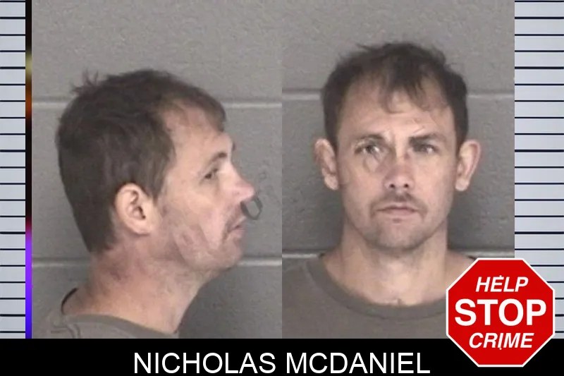 Nicholas McDaniel mugshot