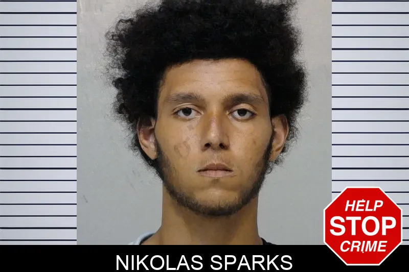 Nikolas Sparks mugshot