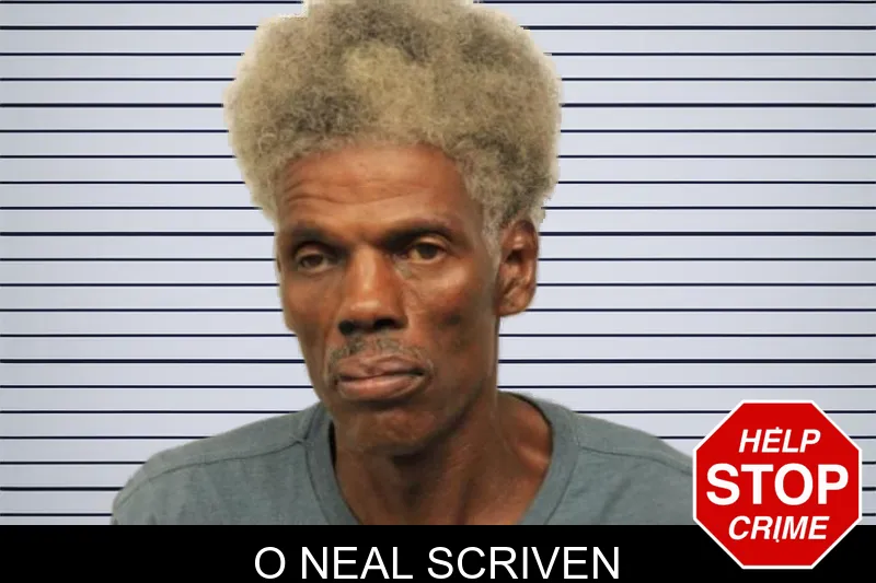 O Neal Scriven mugshot – Chatham County , Georgia O Neal Scriven mugshot