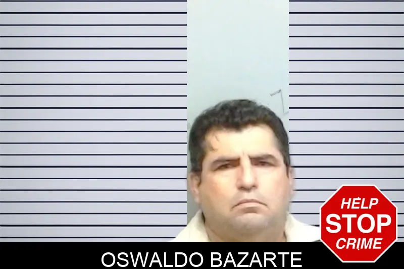 Oswaldo Bazarte mugshot