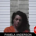 Pamela Anderson mugshot – Meriwether County , Georgia Pamela Anderson mugshot