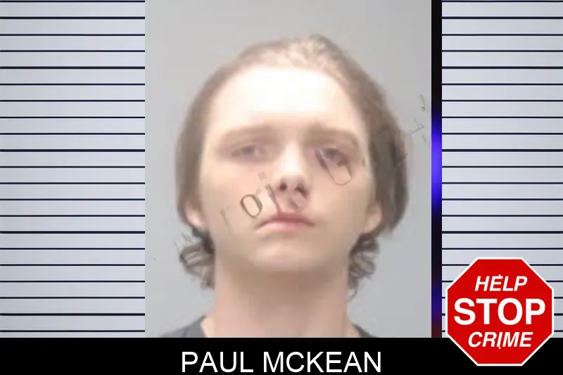 Paul McKean mugshot
