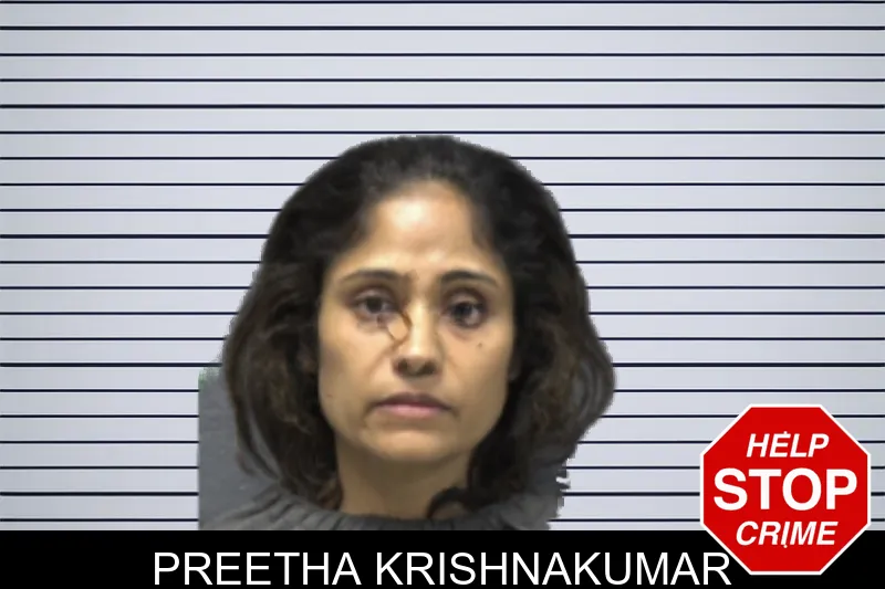 Preetha Krishnakumar mugshot – Forsyth County , Georgia Preetha Krishnakumar mugshot