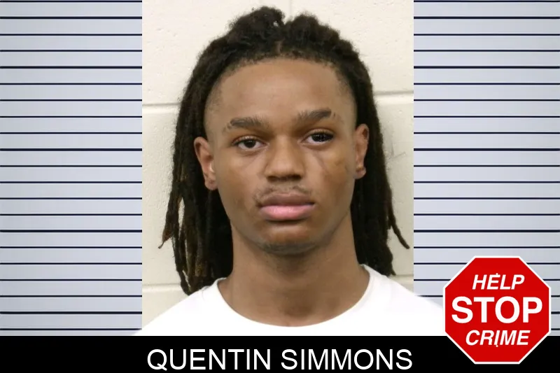 Quentin Simmons mugshot
