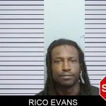 Rico Evans mugshot