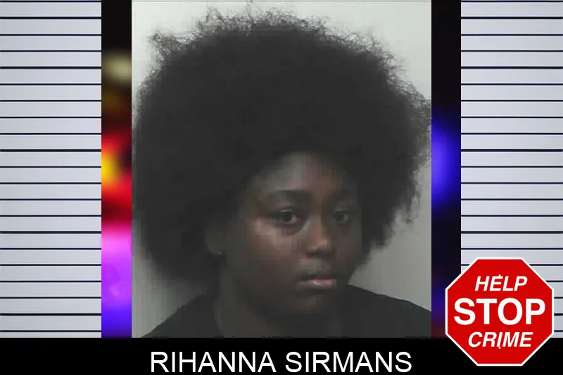 Rihanna Sirmans mugshot