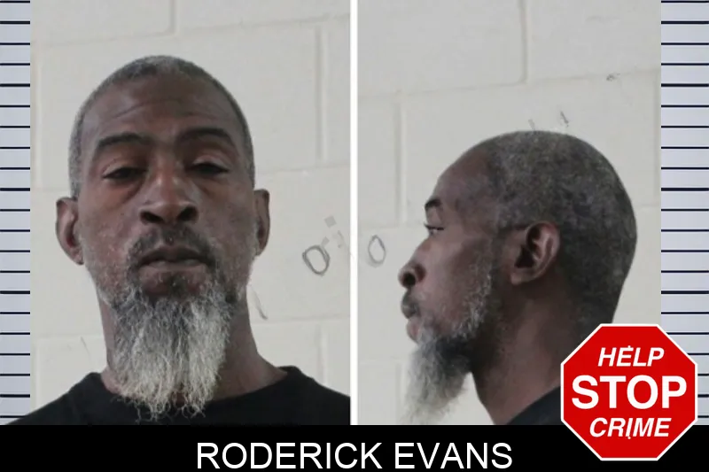 Roderick Evans mugshot
