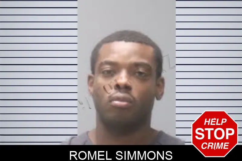 Romel Simmons mugshot