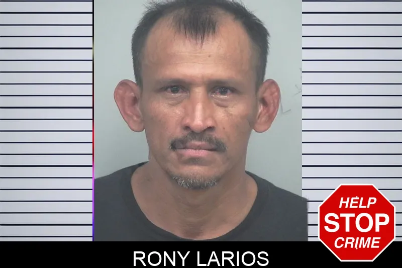 Rony Larios mugshot