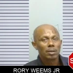 Rory Weems Jr mugshot