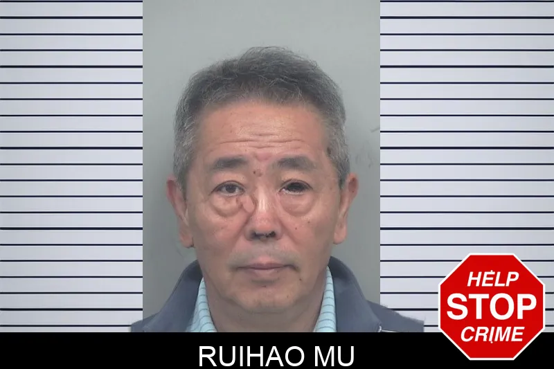 Ruihao Mu mugshot