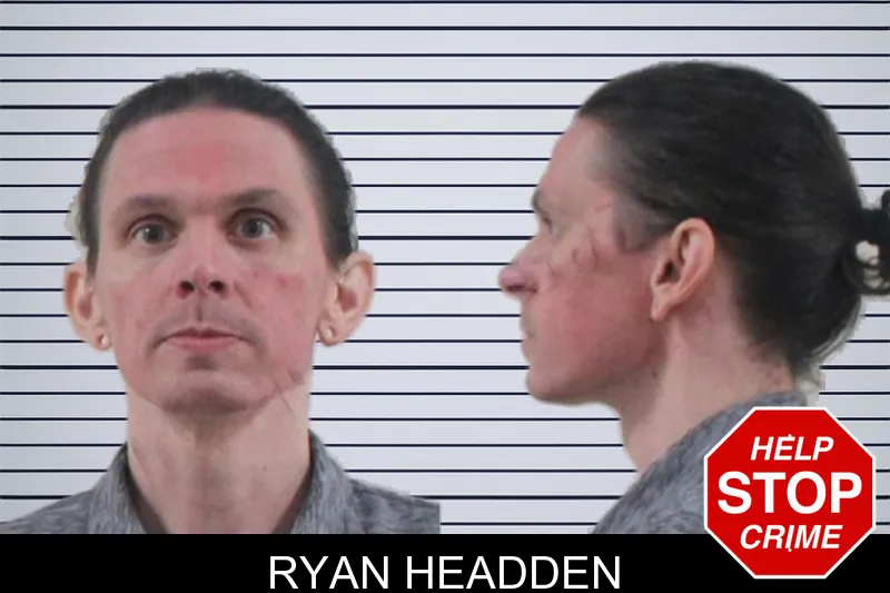 Ryan Headden mugshot