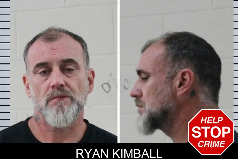 Ryan Kimball mugshot