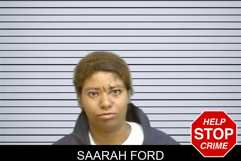 Saarah Ford mugshot