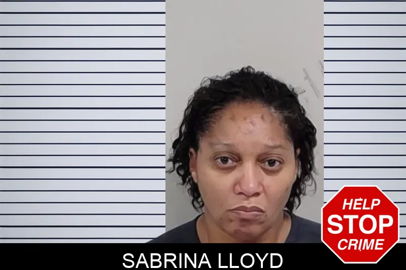 Sabrina Lloyd mugshot