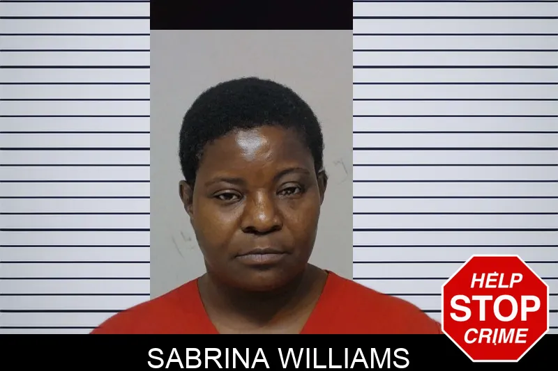 Sabrina Williams mugshot