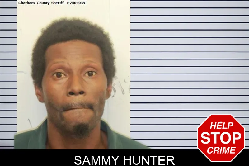 Sammy Hunter mugshot – Chatham County , Georgia Sammy Hunter mugshot