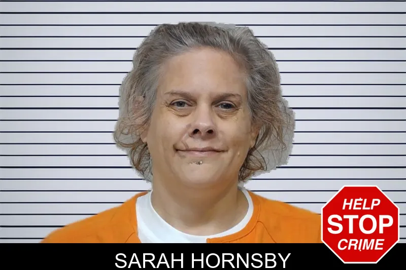 Sarah Hornsby mugshot