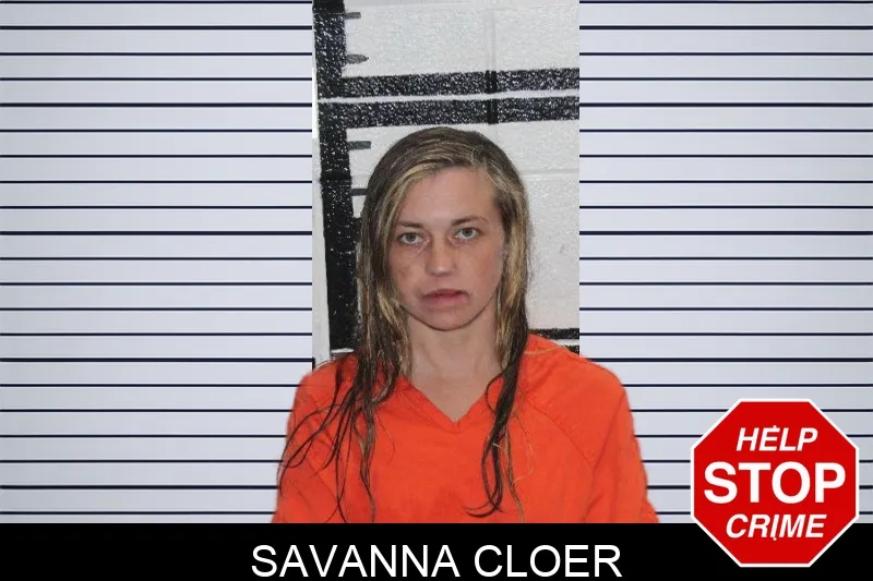Savanna Cloer mugshot