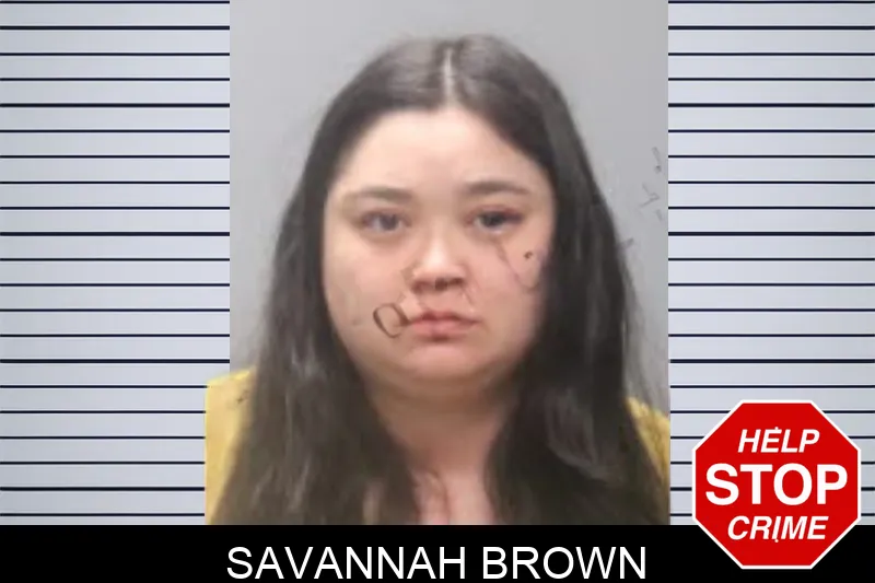 Savannah Brown mugshot – Muscogee County , Georgia Savannah Brown mugshot