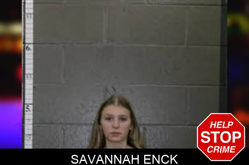 Savannah Enck mugshot – Banks County , Georgia Savannah Enck mugshot