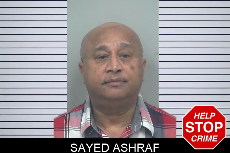 Sayed Ashraf mugshot