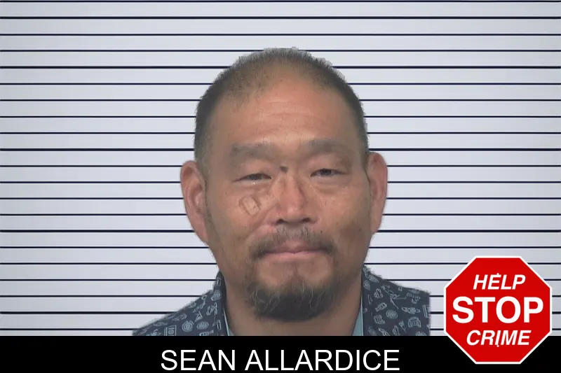 Sean Allardice mugshot