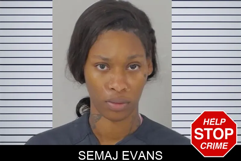 Semaj Evans mugshot