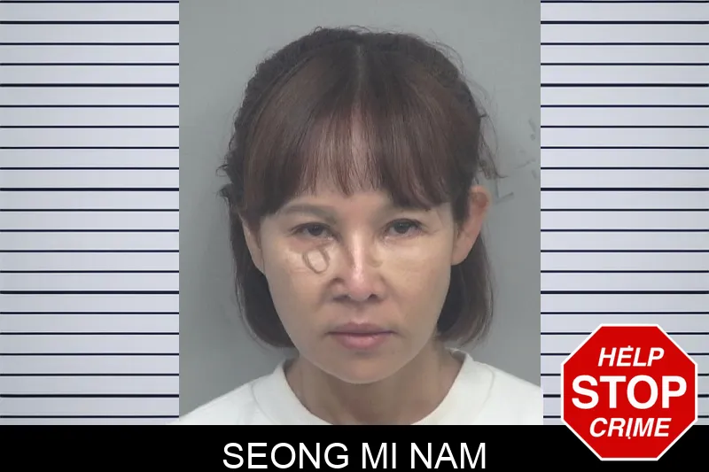 Seong Mi Nam mugshot – Gwinnett County , Georgia Seong Mi Nam mugshot