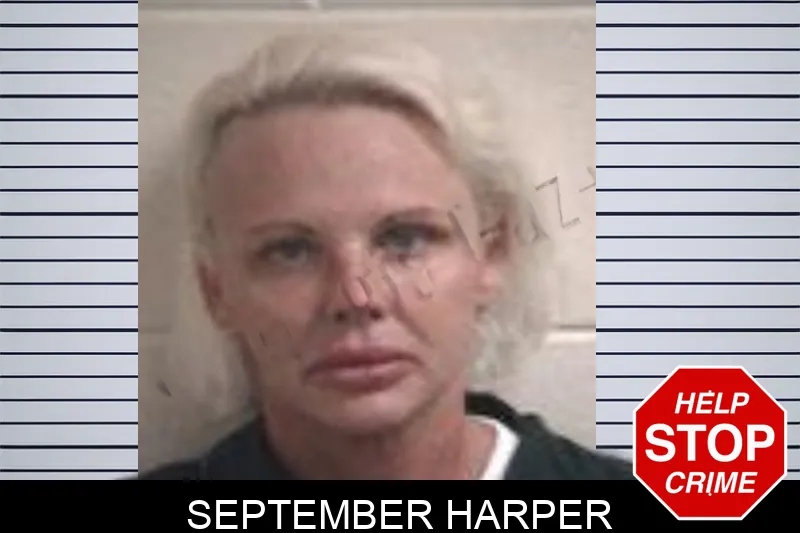 September Harper mugshot