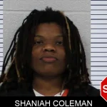 Shaniah Coleman mugshot